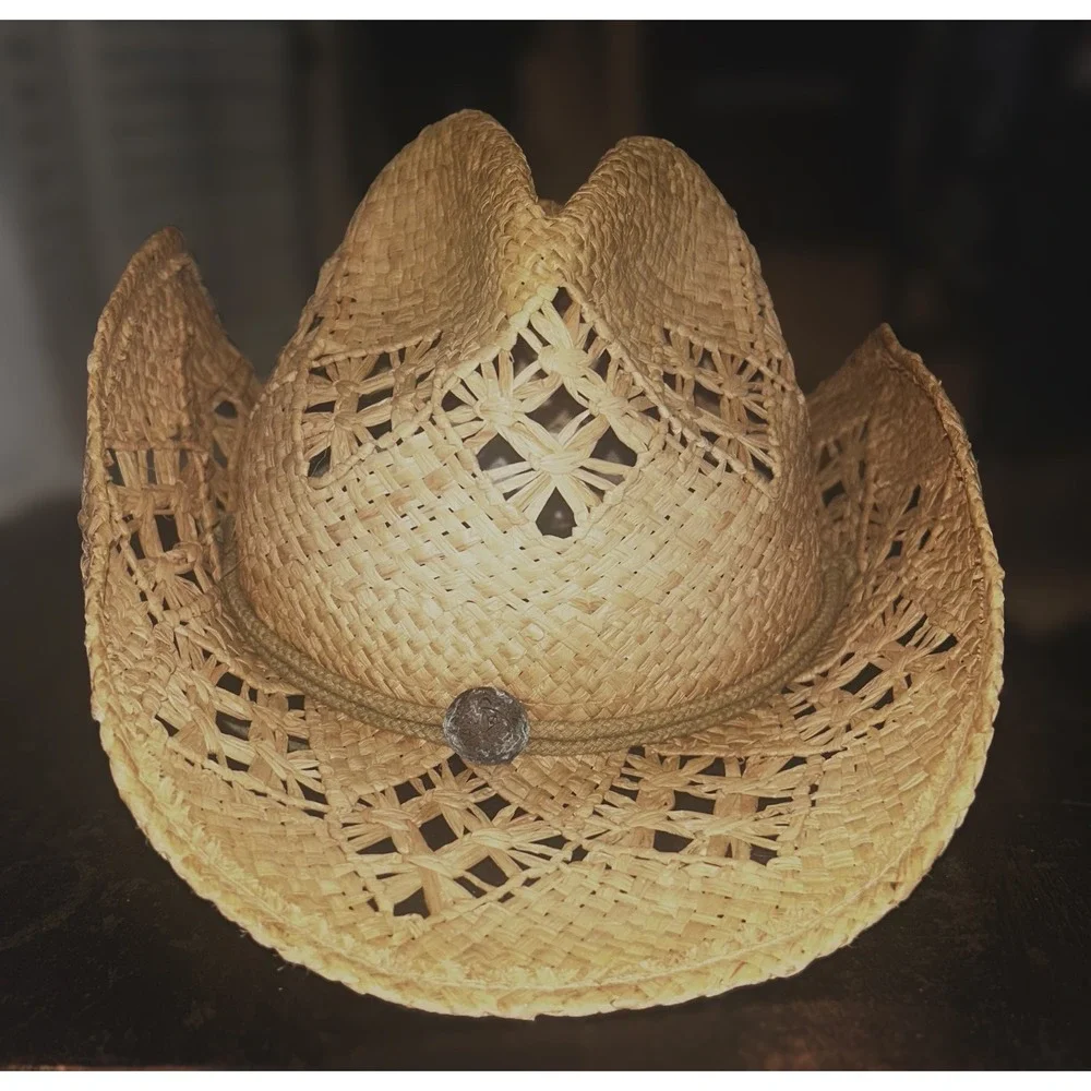 Straw Western Cowboy Hat Kenny K.